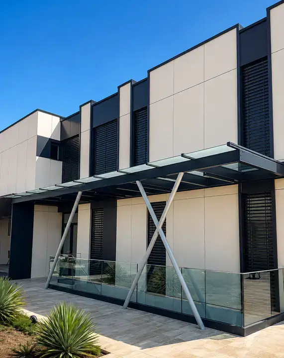 Residencial House AD - Structural Facades